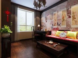 2019全国中式窗帘装修效果图 房天下装修效果图