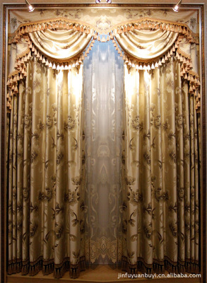 白百合卧室窗帘 大连贸易大世界金富源布艺店选购指南